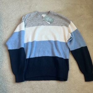 H&M striped sweater with tags
